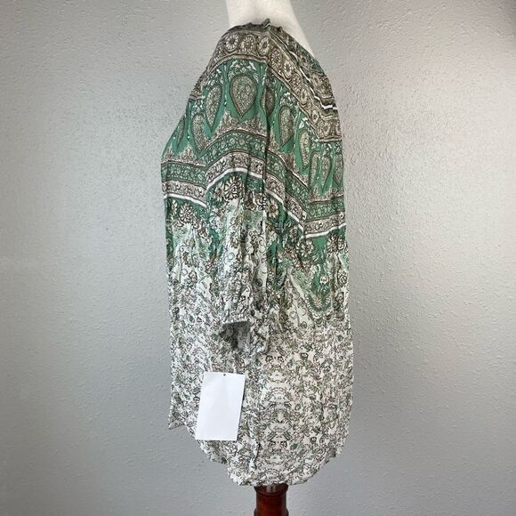 Lucky Brand Boho Tunic Top Size M - Picture 3 of 6